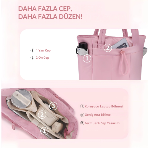 CloudBag™ – Çok Bölmeli Çanta